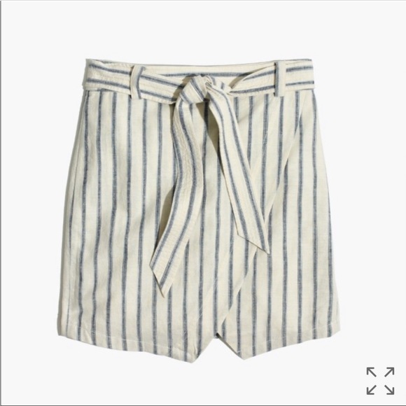 Madewell Portside Skirt in Ikat Stripe Size 2 - Picture 2 of 6